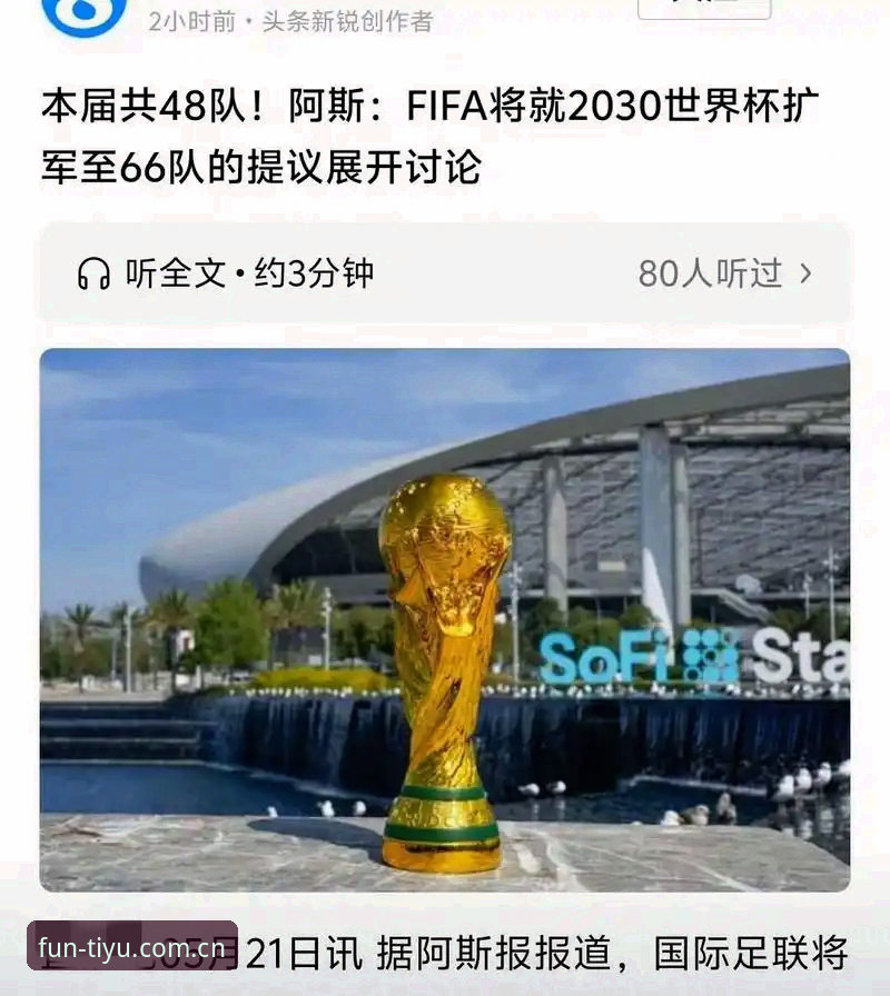 趣体育登录对比 世界杯扩军至66队的5大关键影响,中国男足能否乘势而上?